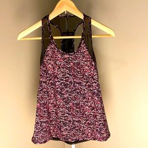 Lululemon Mesh Back loose tank top